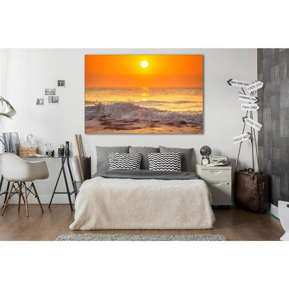 Sea Sun And White Wave №SL286 Ready to Hang Canvas PrintCanvas art arrives ready to hang, with hanging accessories included and no additional framing required. Every canvas print is hand-crafted, made on-demand at our workshop and expertly stretched aroun