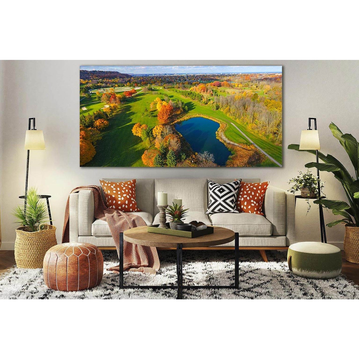 Golf Course In Hamilton On A Sunny Autumn №SL662 Ready to Hang Canvas PrintCanvas art arrives ready to hang, with hanging accessories included and no additional framing required. Every canvas print is hand-crafted, made on-demand at our workshop and exper