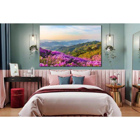 Beautiful Mountain Flowers №SL678 Ready to Hang Canvas PrintCanvas art arrives ready to hang, with hanging accessories included and no additional framing required. Every canvas print is hand-crafted, made on-demand at our workshop and expertly stretched a