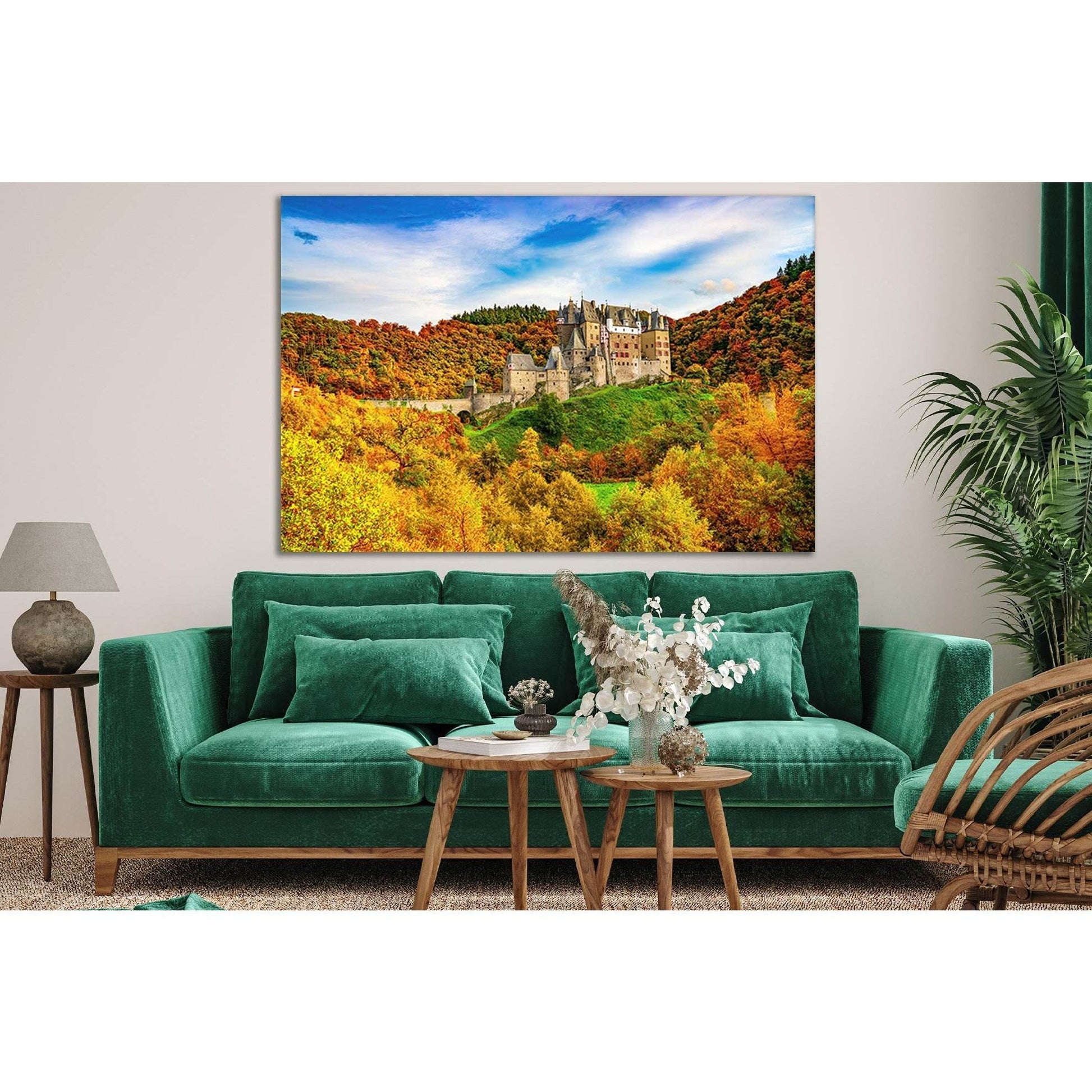 Burg Eltz Castle In Autumn №SL663 Ready to Hang Canvas PrintCanvas art arrives ready to hang, with hanging accessories included and no additional framing required. Every canvas print is hand-crafted, made on-demand at our workshop and expertly stretched a