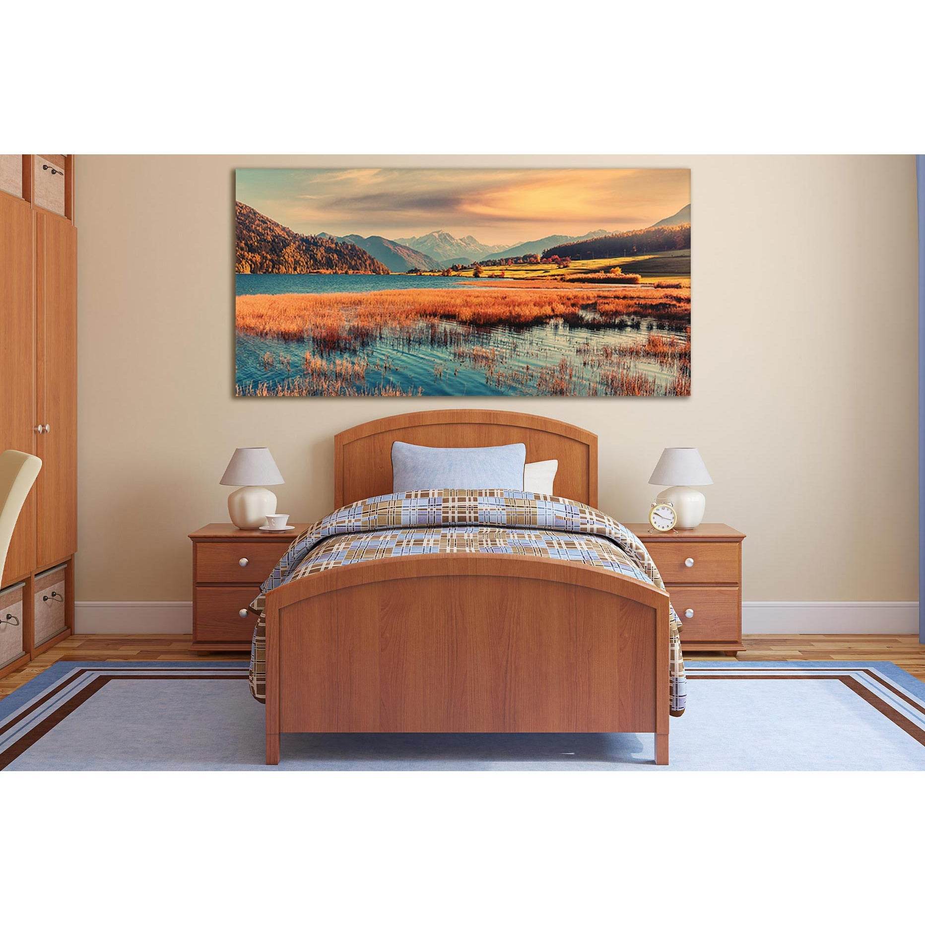 Amazing Autumn Landscape №SL654 Ready to Hang Canvas PrintCanvas art arrives ready to hang, with hanging accessories included and no additional framing required. Every canvas print is hand-crafted, made on-demand at our workshop and expertly stretched aro