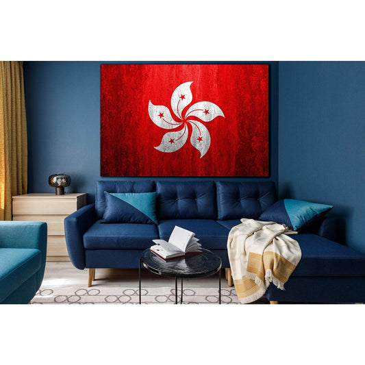 Flag Of Hong Kong №SL1156 Ready to Hang Canvas PrintCanvas art arrives ready to hang, with hanging accessories included and no additional framing required. Every canvas print is hand-crafted, made on-demand at our workshop and expertly stretched around 10