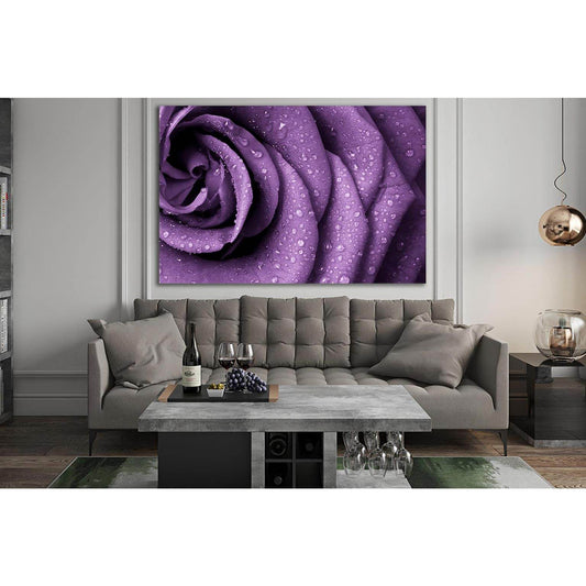 Close Up Of Violet Rose №SL680 Ready to Hang Canvas PrintCanvas art arrives ready to hang, with hanging accessories included and no additional framing required. Every canvas print is hand-crafted, made on-demand at our workshop and expertly stretched arou