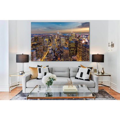 New York City Manhattan Skyline №SL358 Ready to Hang Canvas PrintCanvas art arrives ready to hang, with hanging accessories included and no additional framing required. Every canvas print is hand-crafted, made on-demand at our workshop and expertly stretc