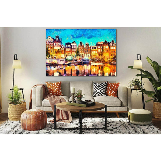 Amsterdam Oil Painting №SL578 Ready to Hang Canvas PrintCanvas art arrives ready to hang, with hanging accessories included and no additional framing required. Every canvas print is hand-crafted, made on-demand at our workshop and expertly stretched aroun