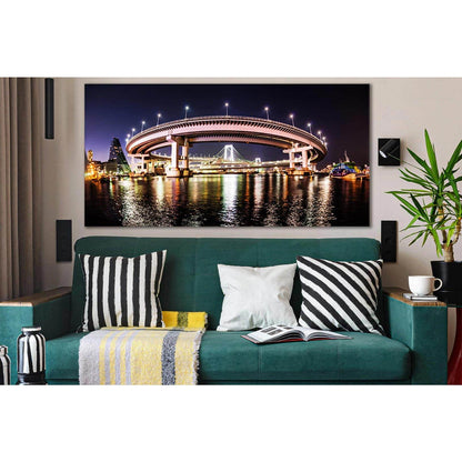 Japan Rainbow Bridge №SL1098 Ready to Hang Canvas PrintCanvas art arrives ready to hang, with hanging accessories included and no additional framing required. Every canvas print is hand-crafted, made on-demand at our workshop and expertly stretched around