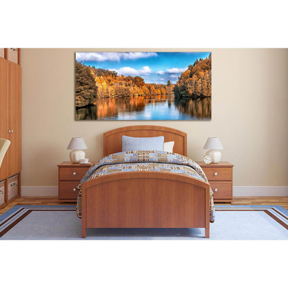 River In Autumn Forest №SL631 Ready to Hang Canvas PrintCanvas art arrives ready to hang, with hanging accessories included and no additional framing required. Every canvas print is hand-crafted, made on-demand at our workshop and expertly stretched aroun