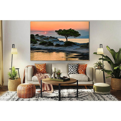 Pine Tree At Sunset №SL818 Ready to Hang Canvas PrintCanvas art arrives ready to hang, with hanging accessories included and no additional framing required. Every canvas print is hand-crafted, made on-demand at our workshop and expertly stretched around 1