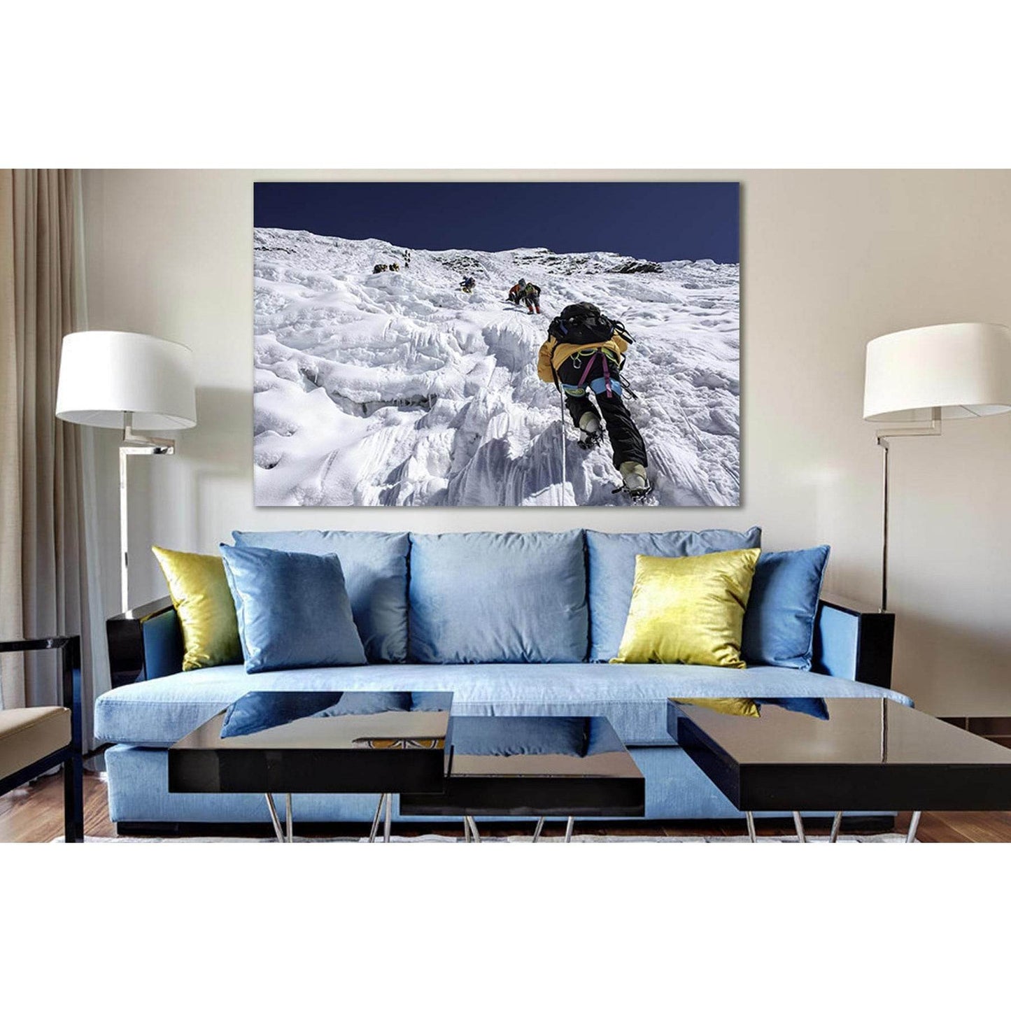 Mountaineering Himalaja Mountains №SL895 Ready to Hang Canvas PrintCanvas art arrives ready to hang, with hanging accessories included and no additional framing required. Every canvas print is hand-crafted, made on-demand at our workshop and expertly stre