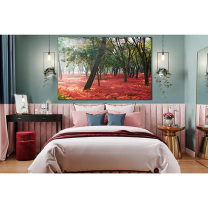 Trees Among Flowers In Park №SL724 Ready to Hang Canvas PrintCanvas art arrives ready to hang, with hanging accessories included and no additional framing required. Every canvas print is hand-crafted, made on-demand at our workshop and expertly stretched