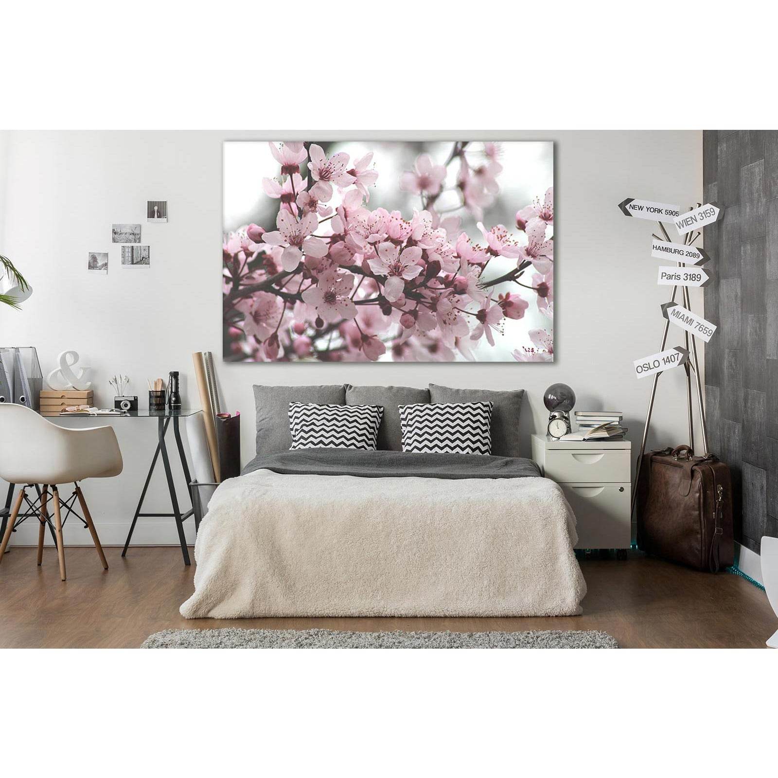 Cherry Blossoms №SL726 Ready to Hang Canvas PrintCanvas art arrives ready to hang, with hanging accessories included and no additional framing required. Every canvas print is hand-crafted, made on-demand at our workshop and expertly stretched around 100%