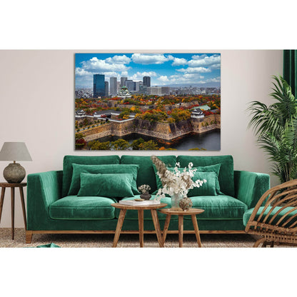 Japan Autumn Osaka Castle Park №SL635 Ready to Hang Canvas PrintCanvas art arrives ready to hang, with hanging accessories included and no additional framing required. Every canvas print is hand-crafted, made on-demand at our workshop and expertly stretch