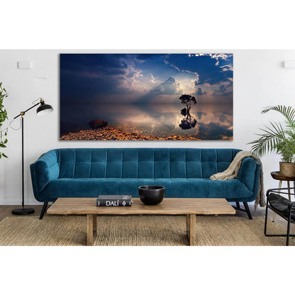 Silhouette Tree In Water At Sunset №SL807 Ready to Hang Canvas PrintCanvas art arrives ready to hang, with hanging accessories included and no additional framing required. Every canvas print is hand-crafted, made on-demand at our workshop and expertly str