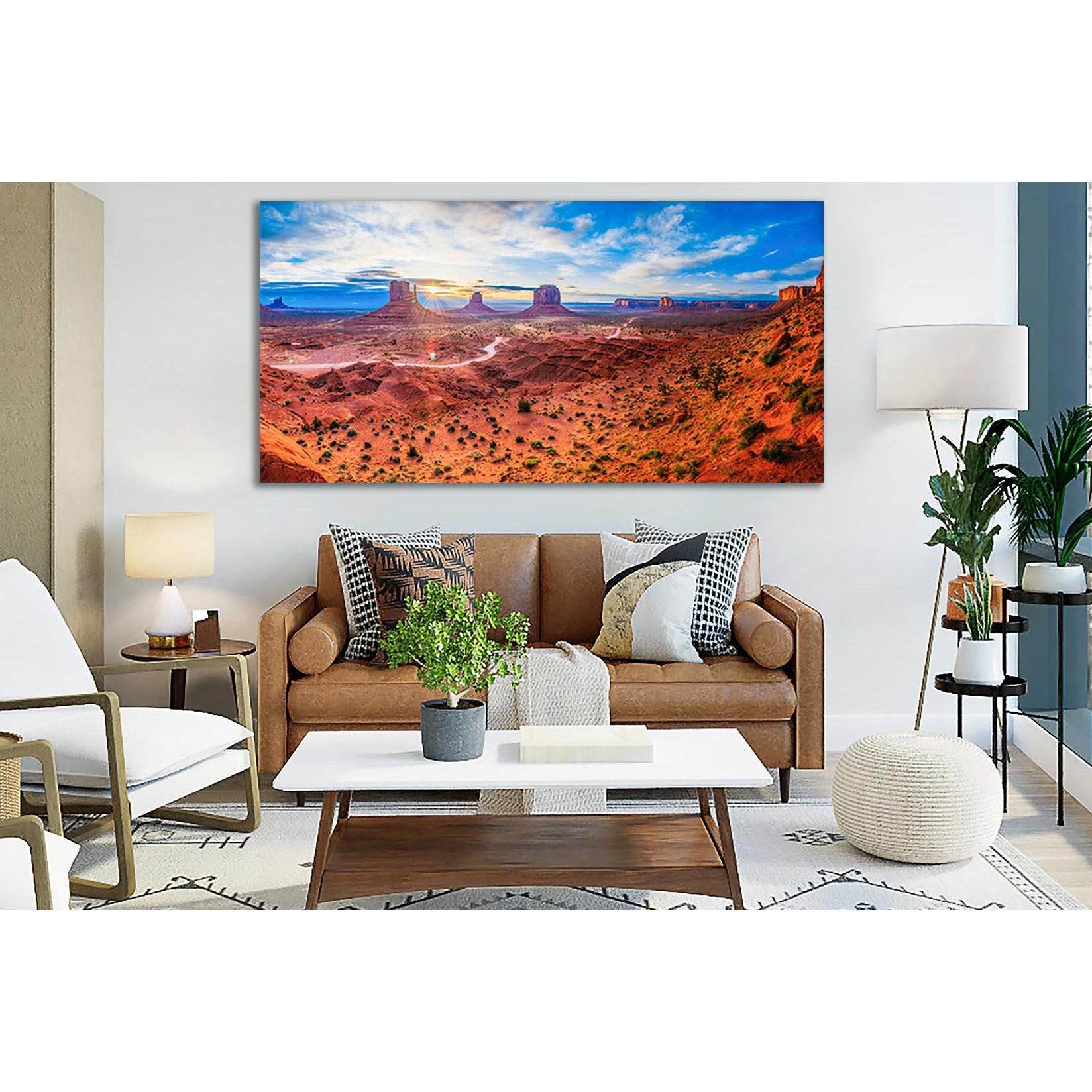 Sunrise In The Desert №SL267 Ready to Hang Canvas PrintCanvas art arrives ready to hang, with hanging accessories included and no additional framing required. Every canvas print is hand-crafted, made on-demand at our workshop and expertly stretched around