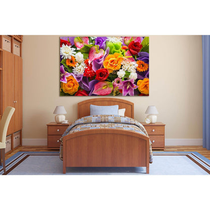 Colorful Bouquet Of Flowers №SL674 Ready to Hang Canvas PrintCanvas art arrives ready to hang, with hanging accessories included and no additional framing required. Every canvas print is hand-crafted, made on-demand at our workshop and expertly stretched