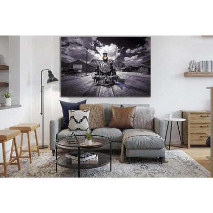 Retro Train Black And White №SL743 Ready to Hang Canvas PrintCanvas art arrives ready to hang, with hanging accessories included and no additional framing required. Every canvas print is hand-crafted, made on-demand at our workshop and expertly stretched