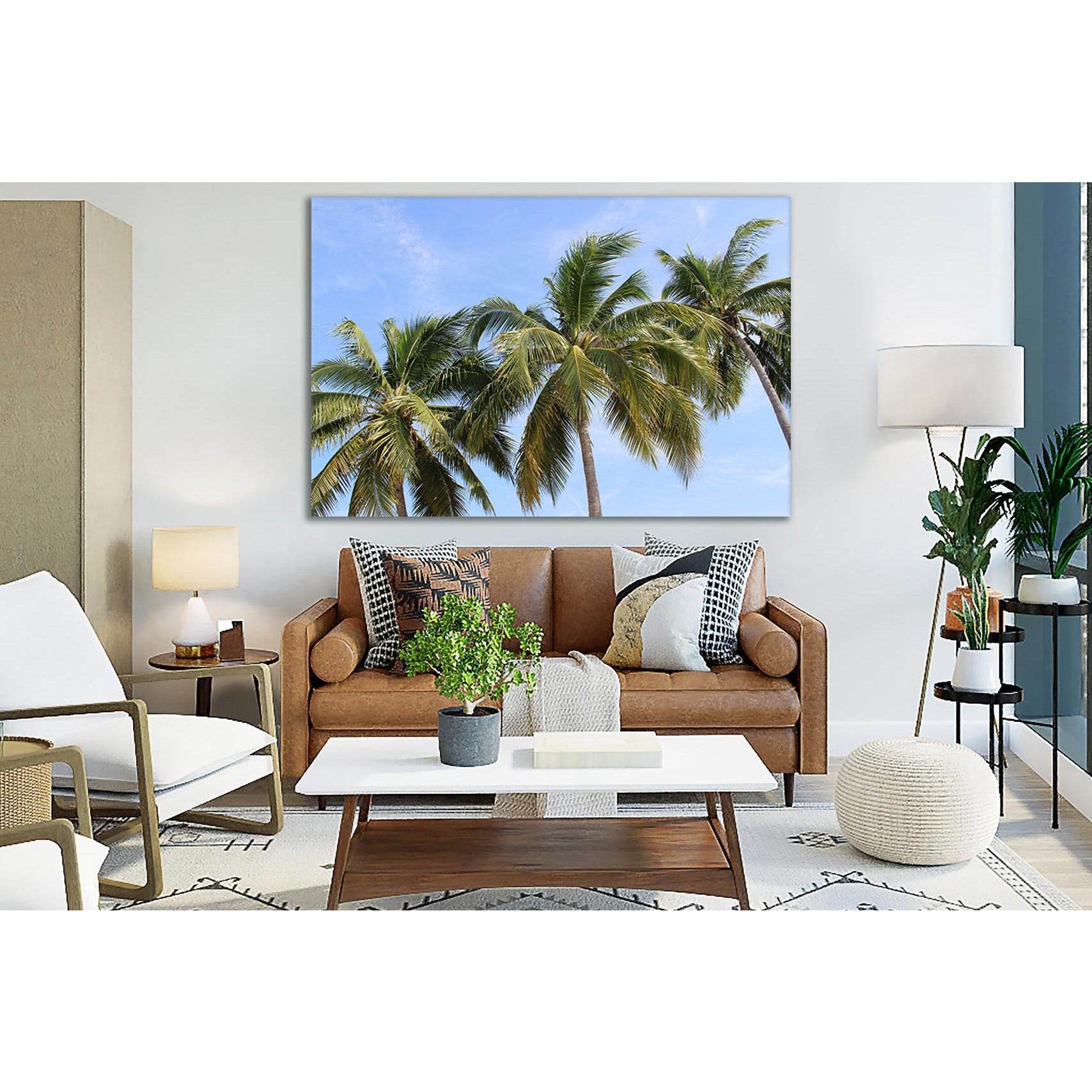 Palm Trees №SL827 Ready to Hang Canvas PrintCanvas art arrives ready to hang, with hanging accessories included and no additional framing required. Every canvas print is hand-crafted, made on-demand at our workshop and expertly stretched around 100% North