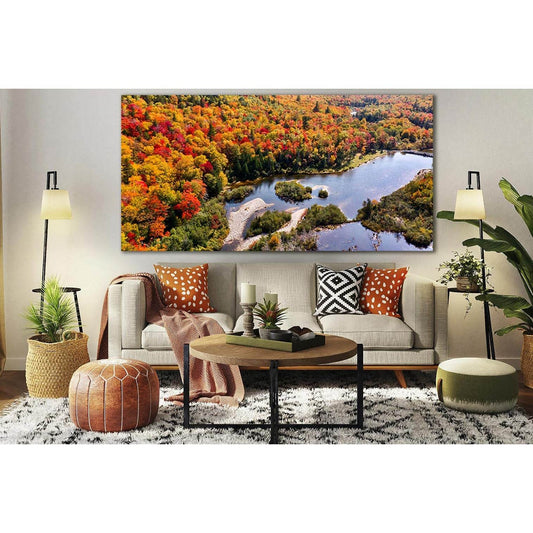 River In The Autumn Forest №SL1480 Ready to Hang Canvas PrintCanvas art arrives ready to hang, with hanging accessories included and no additional framing required. Every canvas print is hand-crafted, made on-demand at our workshop and expertly stretched