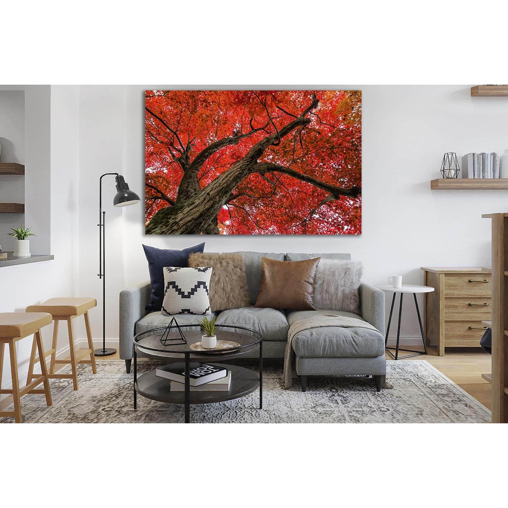 Crown Of The Autumn Tree №SL811 Ready to Hang Canvas PrintCanvas art arrives ready to hang, with hanging accessories included and no additional framing required. Every canvas print is hand-crafted, made on-demand at our workshop and expertly stretched aro