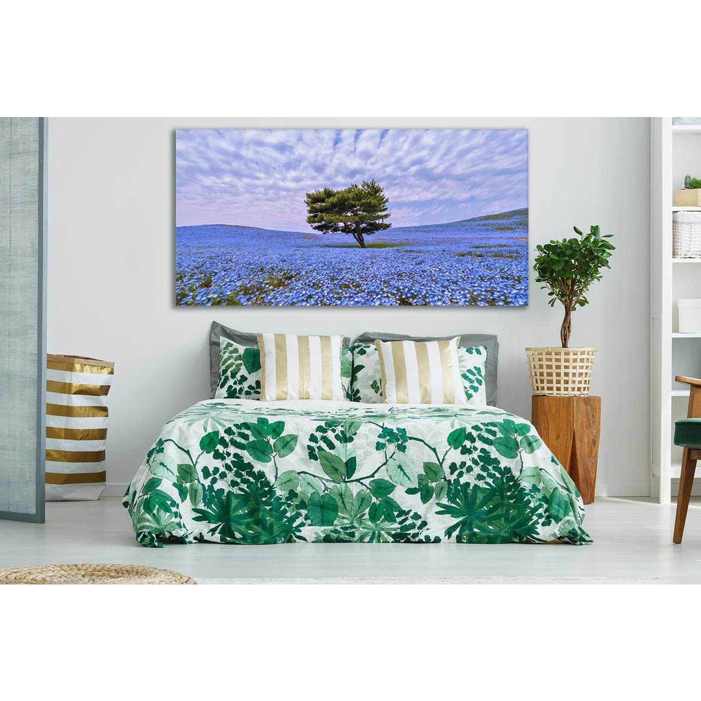 Lone Tree In Flower Field №SL809 Ready to Hang Canvas PrintCanvas art arrives ready to hang, with hanging accessories included and no additional framing required. Every canvas print is hand-crafted, made on-demand at our workshop and expertly stretched ar