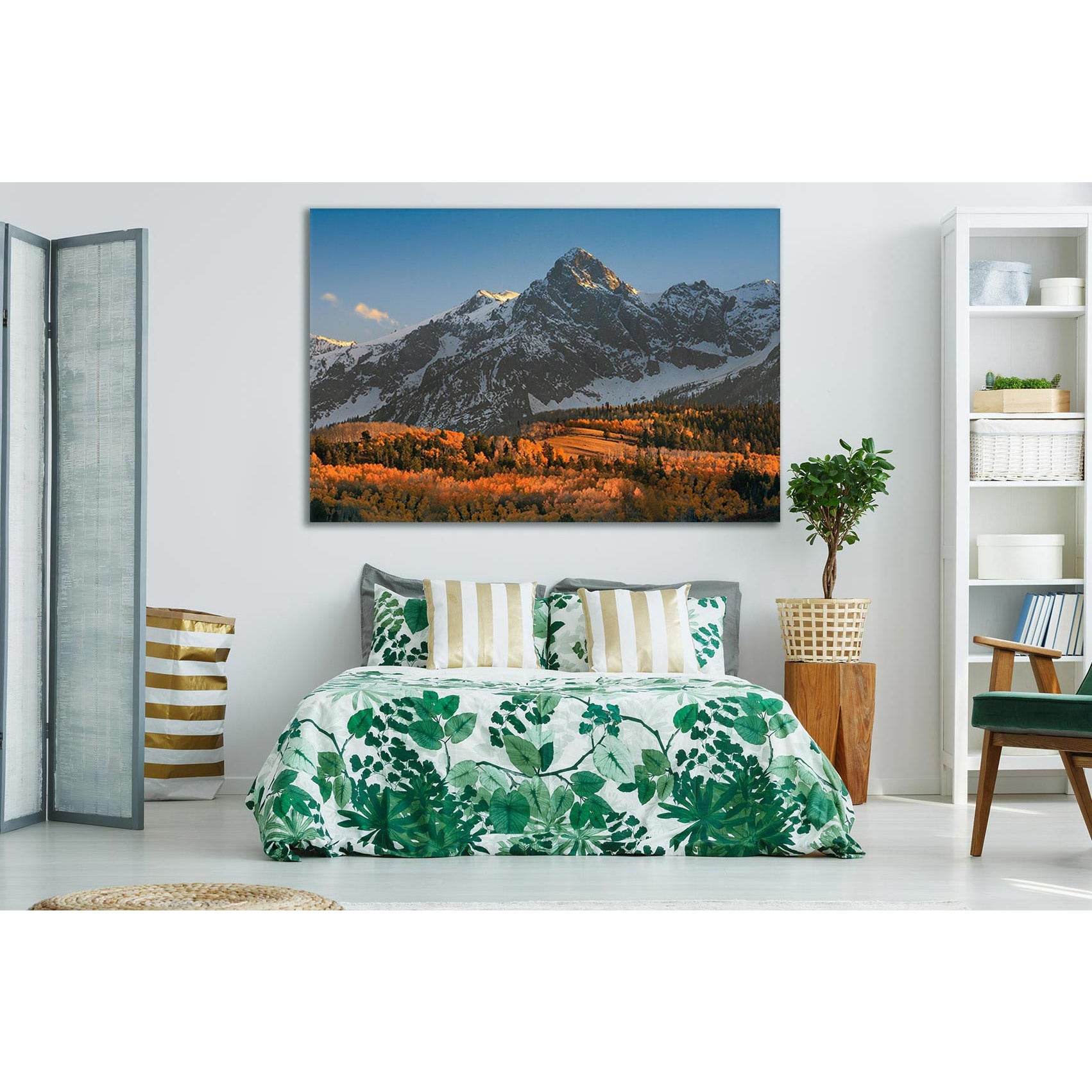 Mountains Autumn Sunrise Forest №SL245 Ready to Hang Canvas PrintCanvas art arrives ready to hang, with hanging accessories included and no additional framing required. Every canvas print is hand-crafted, made on-demand at our workshop and expertly stretc