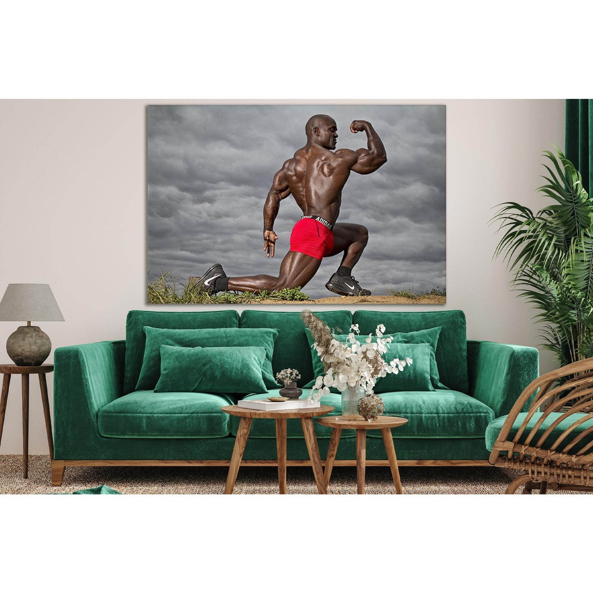 Bodybuilding Nice Posing №SL896 Ready to Hang Canvas PrintCanvas art arrives ready to hang, with hanging accessories included and no additional framing required. Every canvas print is hand-crafted, made on-demand at our workshop and expertly stretched aro