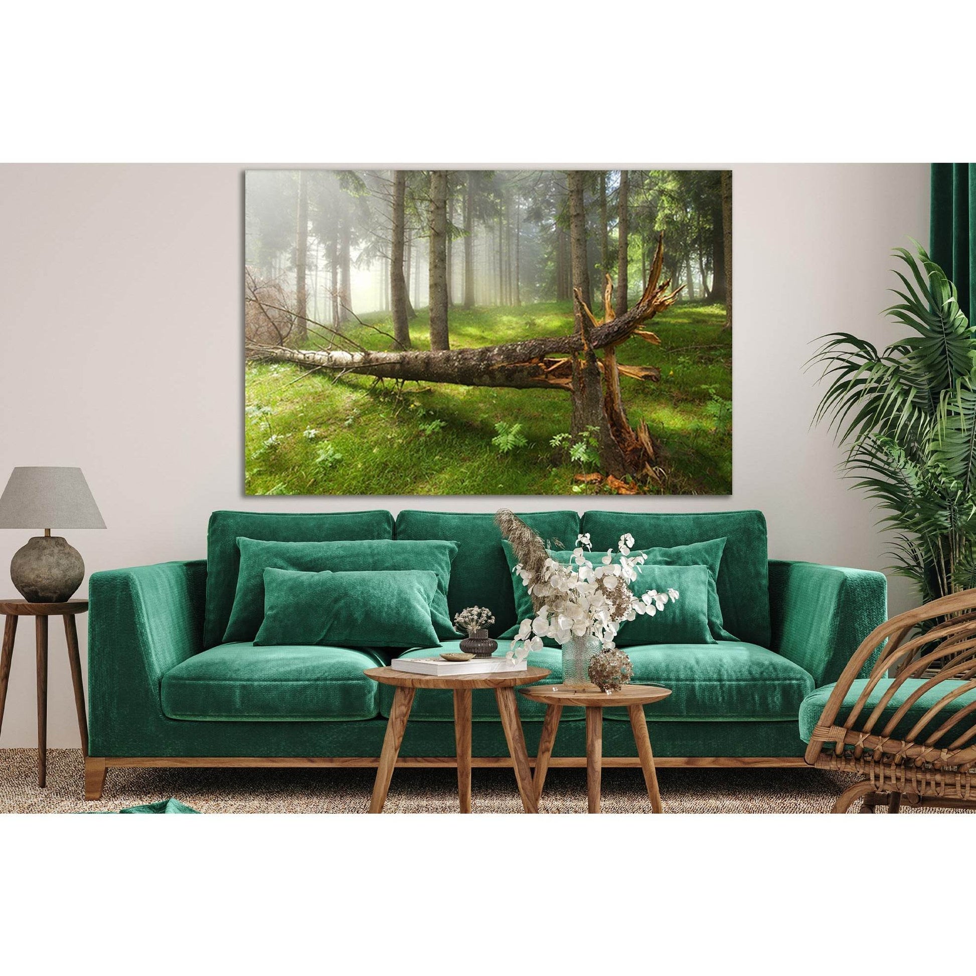 Broken Tree In The Forest №SL798 Ready to Hang Canvas PrintCanvas art arrives ready to hang, with hanging accessories included and no additional framing required. Every canvas print is hand-crafted, made on-demand at our workshop and expertly stretched ar