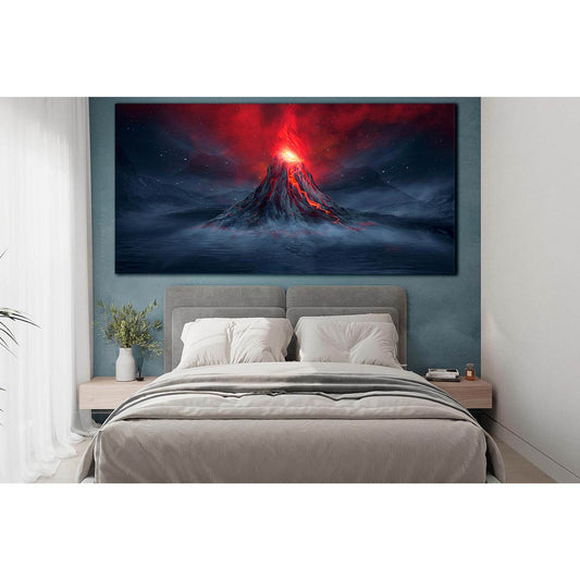 Explosive Volcano With Burning Lava №SL1213 Ready to Hang Canvas PrintCanvas art arrives ready to hang, with hanging accessories included and no additional framing required. Every canvas print is hand-crafted, made on-demand at our workshop and expertly s