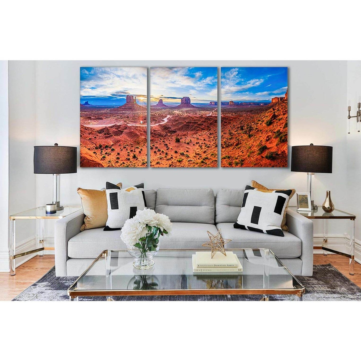 Sunrise In The Desert №SL267 Ready to Hang Canvas PrintCanvas art arrives ready to hang, with hanging accessories included and no additional framing required. Every canvas print is hand-crafted, made on-demand at our workshop and expertly stretched around