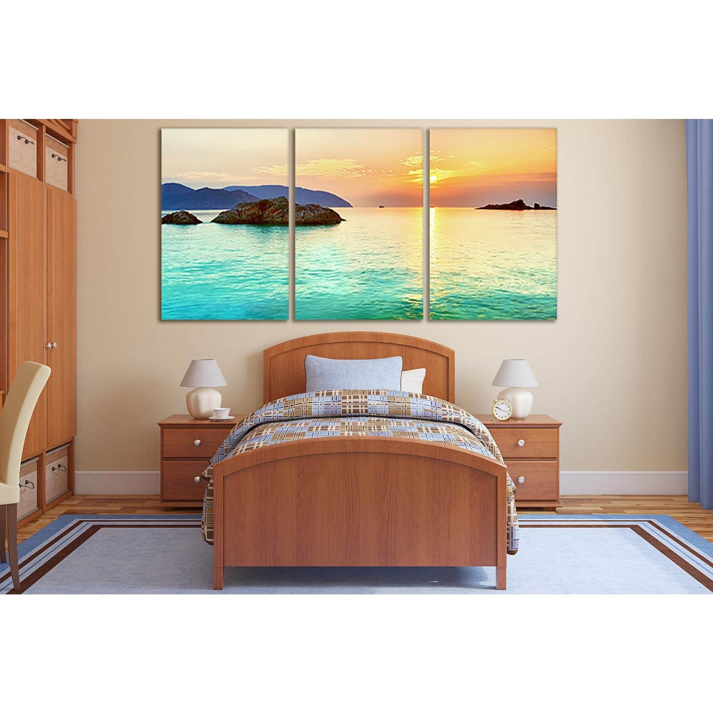 Sunset Sea Panorama №SL254 Ready to Hang Canvas PrintCanvas art arrives ready to hang, with hanging accessories included and no additional framing required. Every canvas print is hand-crafted, made on-demand at our workshop and expertly stretched around 1