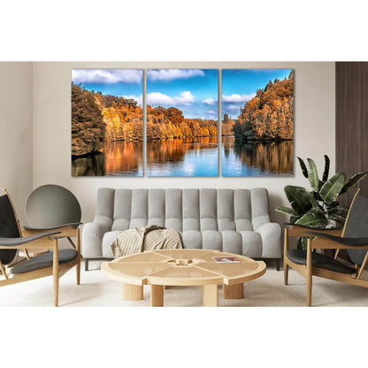 River In Autumn Forest №SL631 Ready to Hang Canvas PrintCanvas art arrives ready to hang, with hanging accessories included and no additional framing required. Every canvas print is hand-crafted, made on-demand at our workshop and expertly stretched aroun