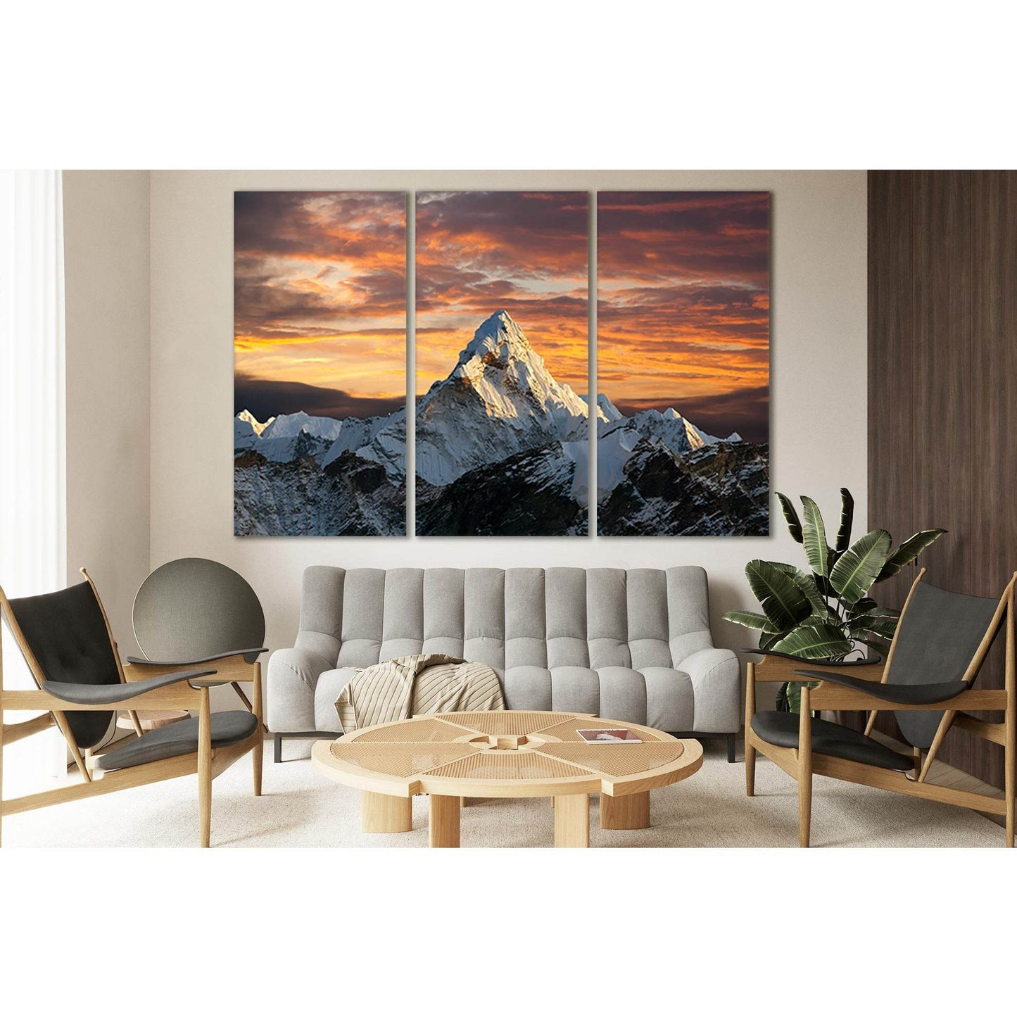 Mountain Everest Nepal Sunset №SL219 Ready to Hang Canvas PrintCanvas art arrives ready to hang, with hanging accessories included and no additional framing required. Every canvas print is hand-crafted, made on-demand at our workshop and expertly stretche