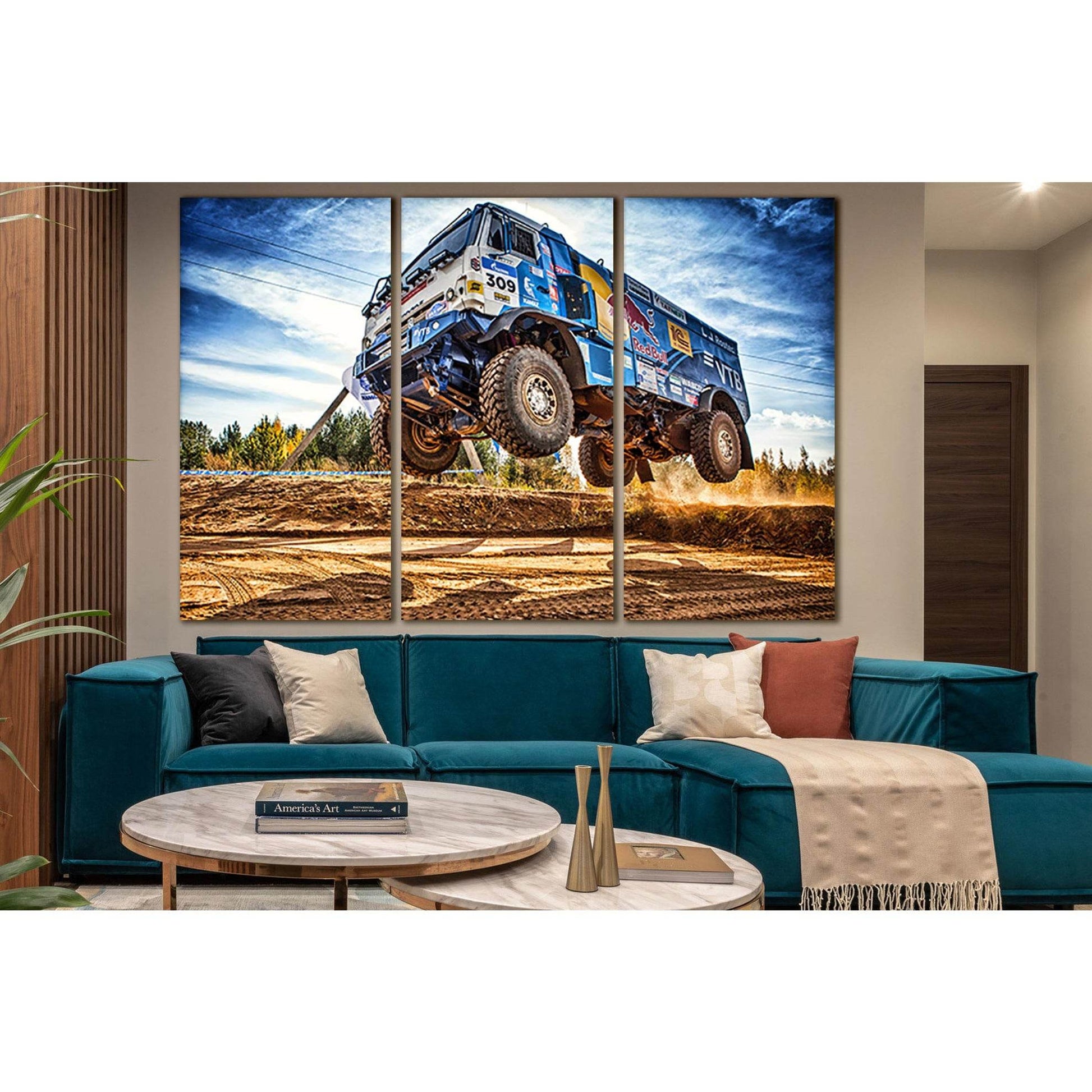 Kamaz Rally Off Road №SL905 Ready to Hang Canvas PrintCanvas art arrives ready to hang, with hanging accessories included and no additional framing required. Every canvas print is hand-crafted, made on-demand at our workshop and expertly stretched around