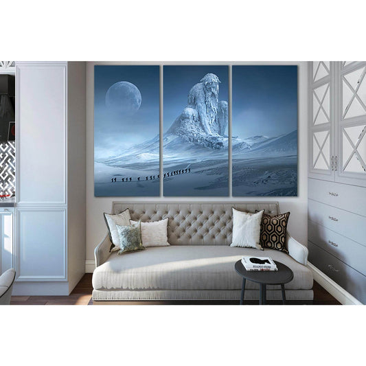 Frozen Fantasy Titan №SL1276 Ready to Hang Canvas PrintCanvas art arrives ready to hang, with hanging accessories included and no additional framing required. Every canvas print is hand-crafted, made on-demand at our workshop and expertly stretched around