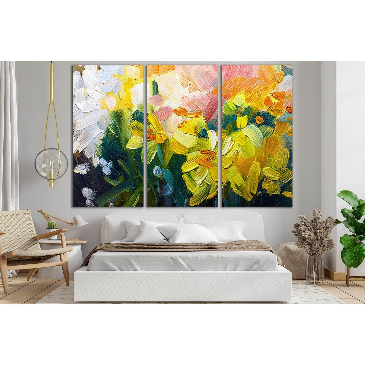 Texture Oil Painting Flowers №SL605 Ready to Hang Canvas PrintCanvas art arrives ready to hang, with hanging accessories included and no additional framing required. Every canvas print is hand-crafted, made on-demand at our workshop and expertly stretched