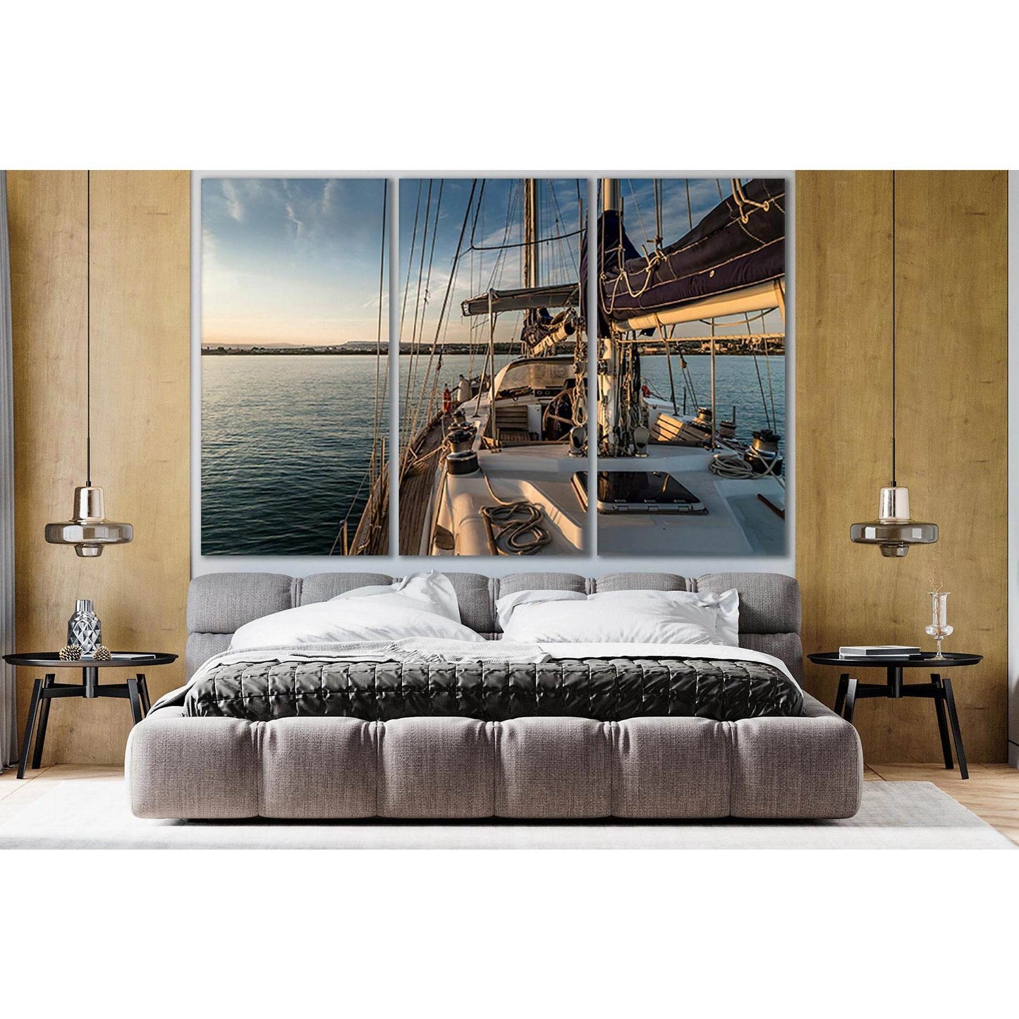 Yacht In The Sea №SL786 Ready to Hang Canvas PrintCanvas art arrives ready to hang, with hanging accessories included and no additional framing required. Every canvas print is hand-crafted, made on-demand at our workshop and expertly stretched around 100%