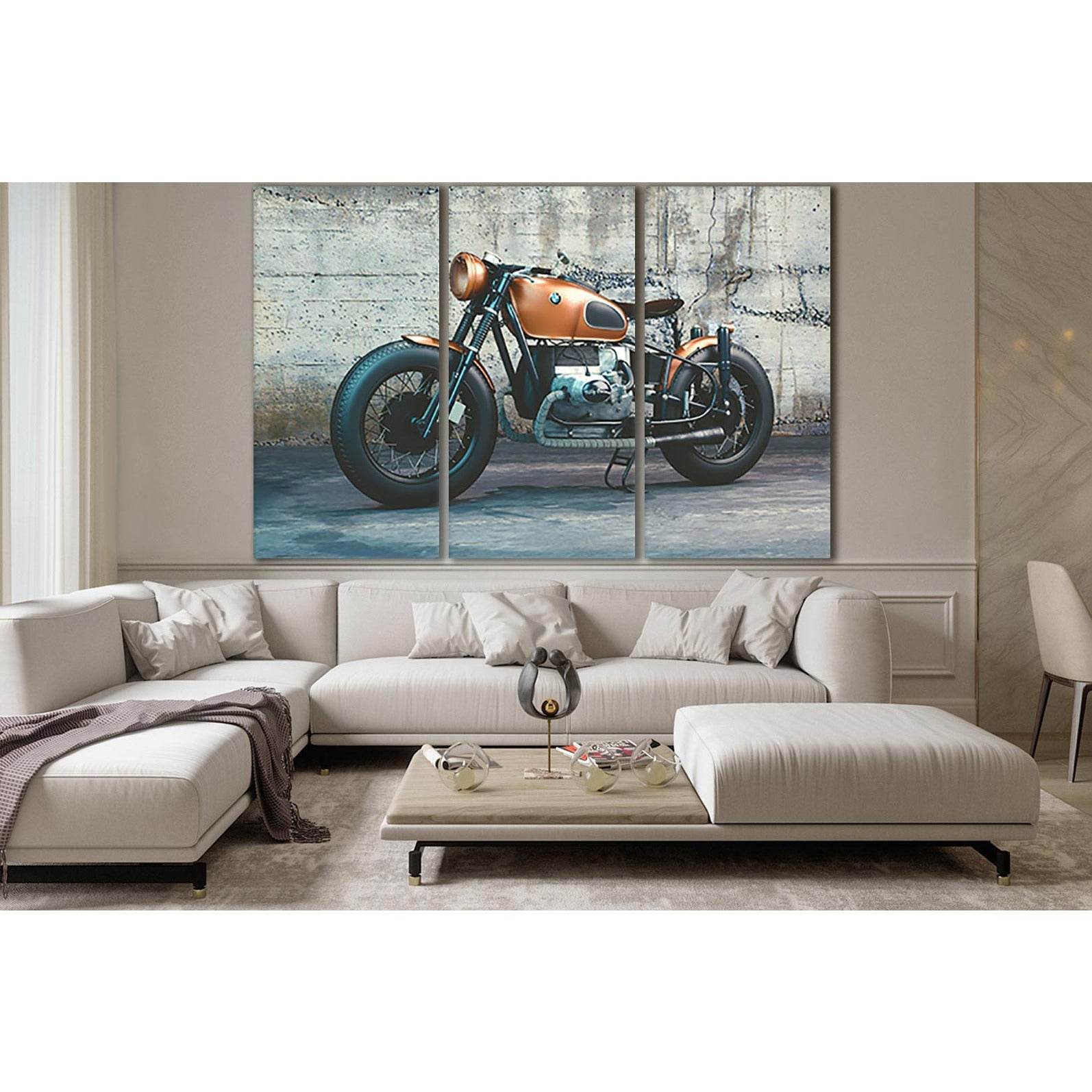 BMW Motorcycle №SL788 Ready to Hang Canvas PrintCanvas art arrives ready to hang, with hanging accessories included and no additional framing required. Every canvas print is hand-crafted, made on-demand at our workshop and expertly stretched around 100% N