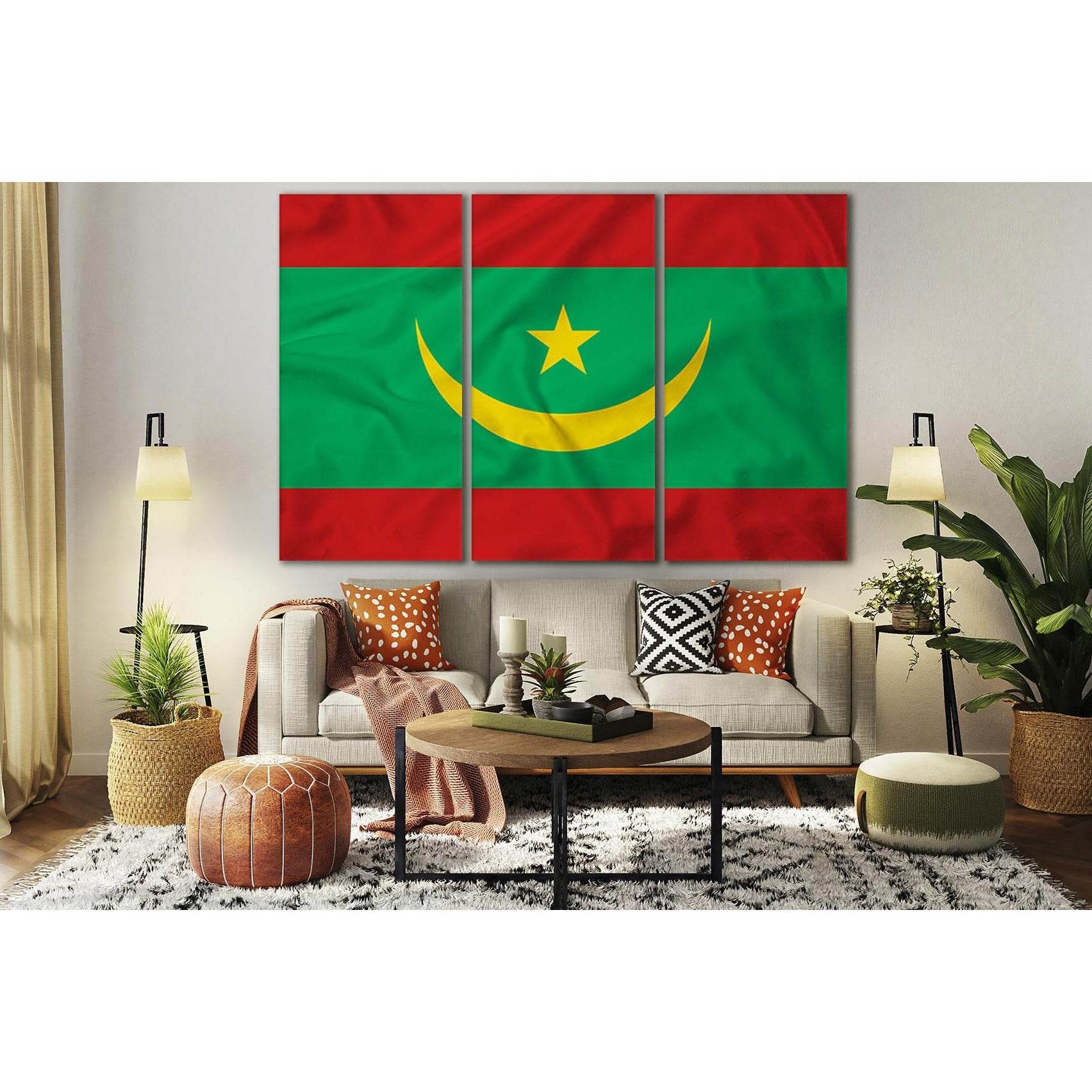 Flag Of Mauritania №SL1187 Ready to Hang Canvas PrintCanvas art arrives ready to hang, with hanging accessories included and no additional framing required. Every canvas print is hand-crafted, made on-demand at our workshop and expertly stretched around 1