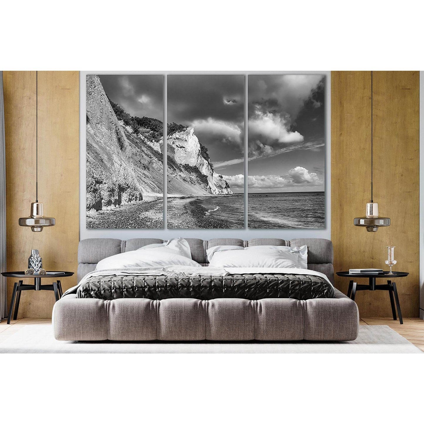 Rocky Coast Of The Sea Black End White №SL870 Ready to Hang Canvas PrintCanvas art arrives ready to hang, with hanging accessories included and no additional framing required. Every canvas print is hand-crafted, made on-demand at our workshop and expertly