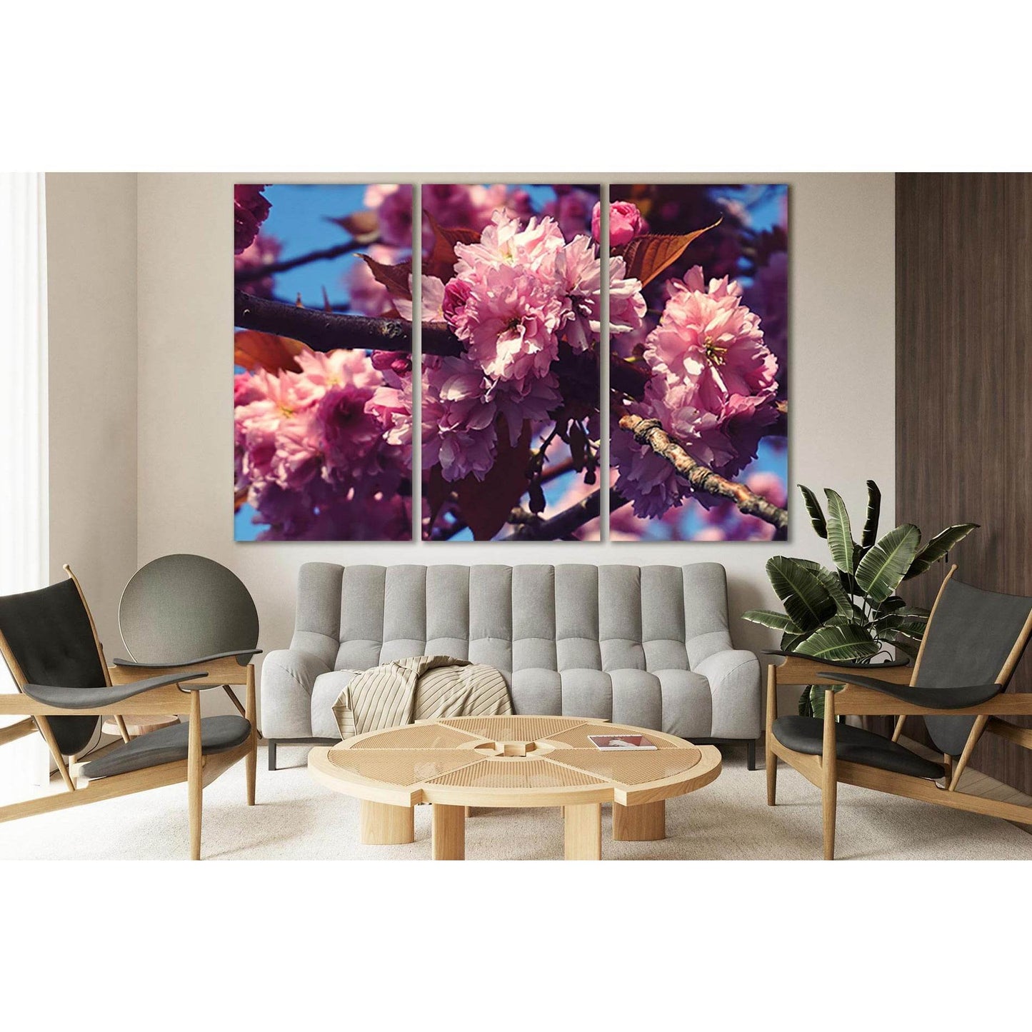 Sakura Flowers №SL522 Ready to Hang Canvas PrintCanvas art arrives ready to hang, with hanging accessories included and no additional framing required. Every canvas print is hand-crafted, made on-demand at our workshop and expertly stretched around 100% N