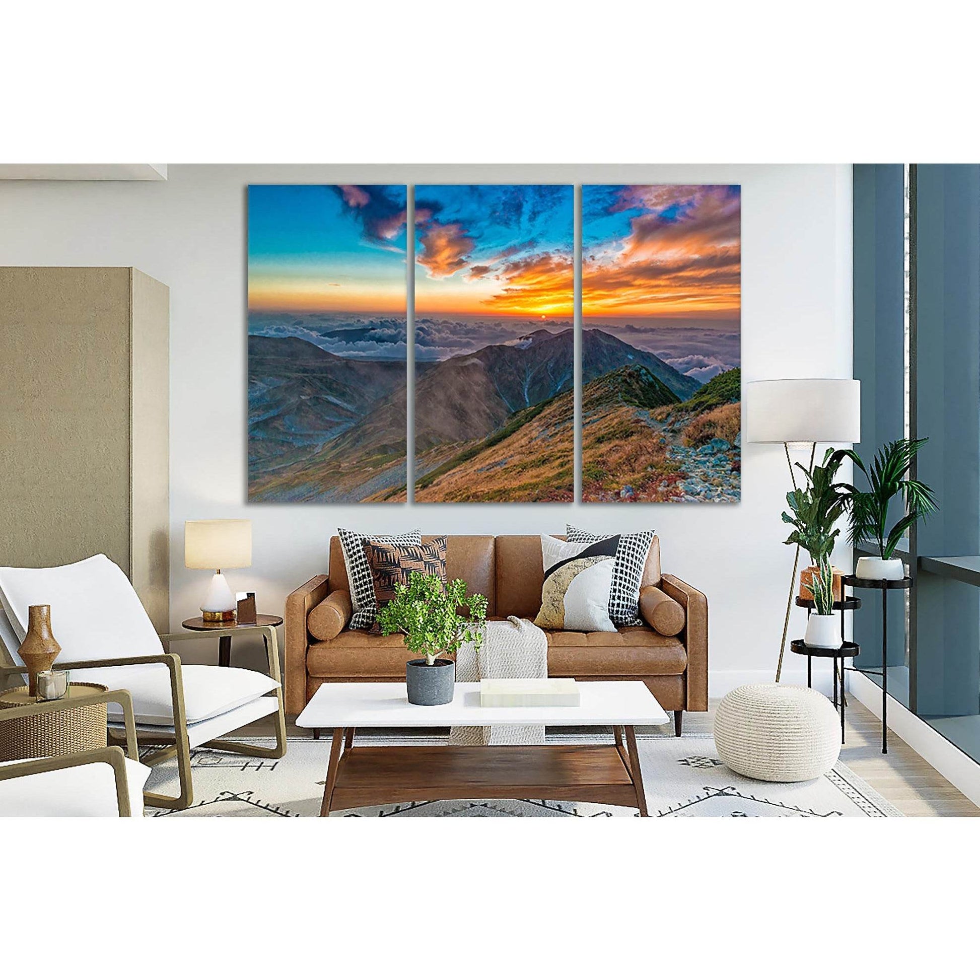 Mountains Under Cloudy Sky №SL298 Ready to Hang Canvas PrintCanvas art arrives ready to hang, with hanging accessories included and no additional framing required. Every canvas print is hand-crafted, made on-demand at our workshop and expertly stretched a