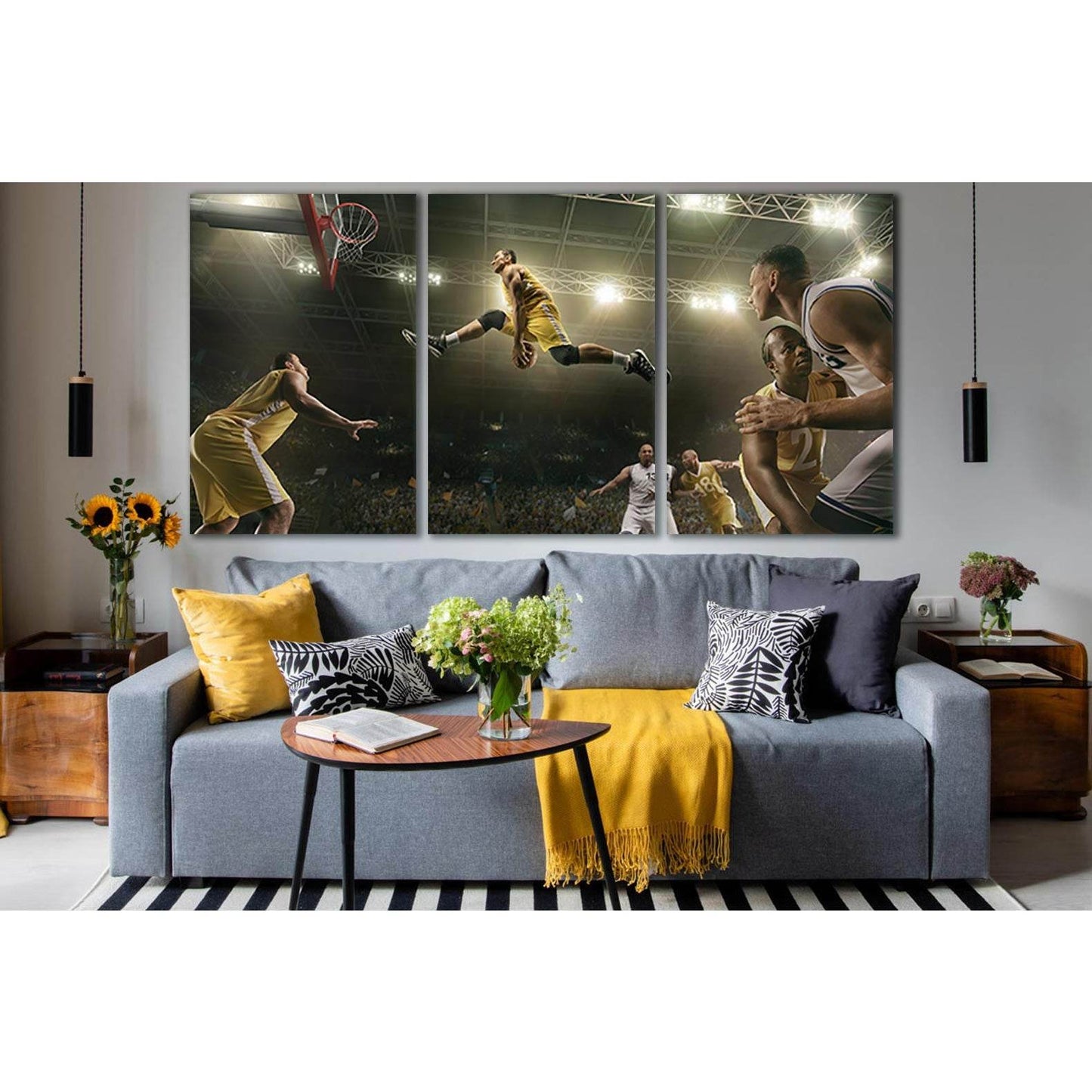 Basketball Player Jump №SL912 Ready to Hang Canvas PrintCanvas art arrives ready to hang, with hanging accessories included and no additional framing required. Every canvas print is hand-crafted, made on-demand at our workshop and expertly stretched aroun