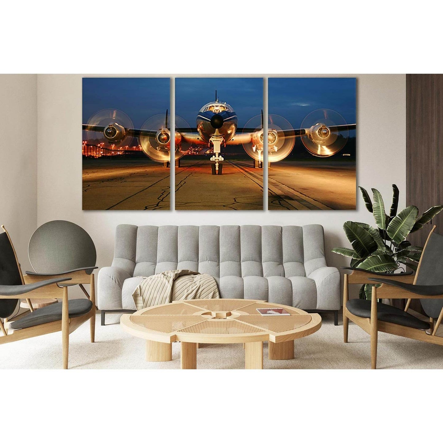 Airplane With Running Engines №SL784 Ready to Hang Canvas PrintCanvas art arrives ready to hang, with hanging accessories included and no additional framing required. Every canvas print is hand-crafted, made on-demand at our workshop and expertly stretche