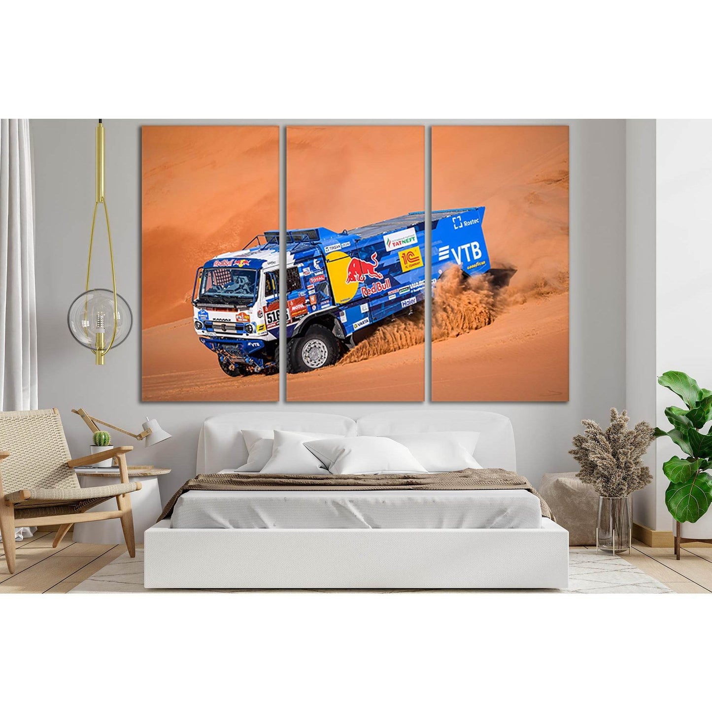 Kamaz In Desert Sand Rally №SL900 Ready to Hang Canvas PrintCanvas art arrives ready to hang, with hanging accessories included and no additional framing required. Every canvas print is hand-crafted, made on-demand at our workshop and expertly stretched a