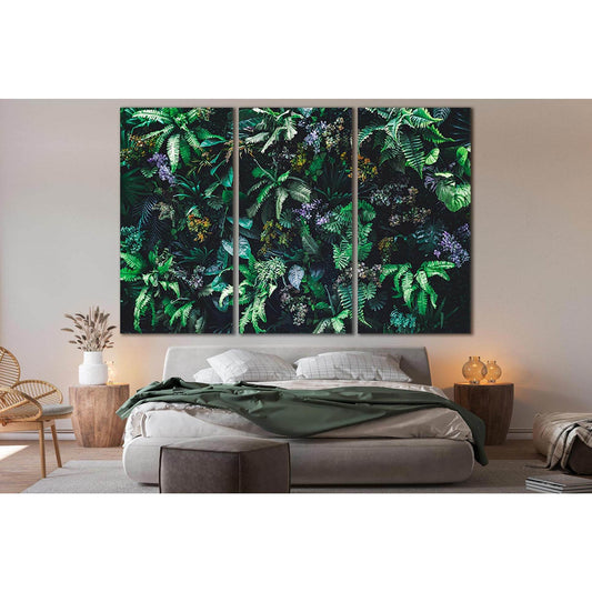 Tropical Green Leaves №SL679 Ready to Hang Canvas PrintCanvas art arrives ready to hang, with hanging accessories included and no additional framing required. Every canvas print is hand-crafted, made on-demand at our workshop and expertly stretched around