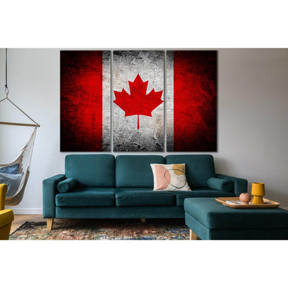 Canada Flag On Grunge Background №SL1185 Ready to Hang Canvas PrintCanvas art arrives ready to hang, with hanging accessories included and no additional framing required. Every canvas print is hand-crafted, made on-demand at our workshop and expertly stre