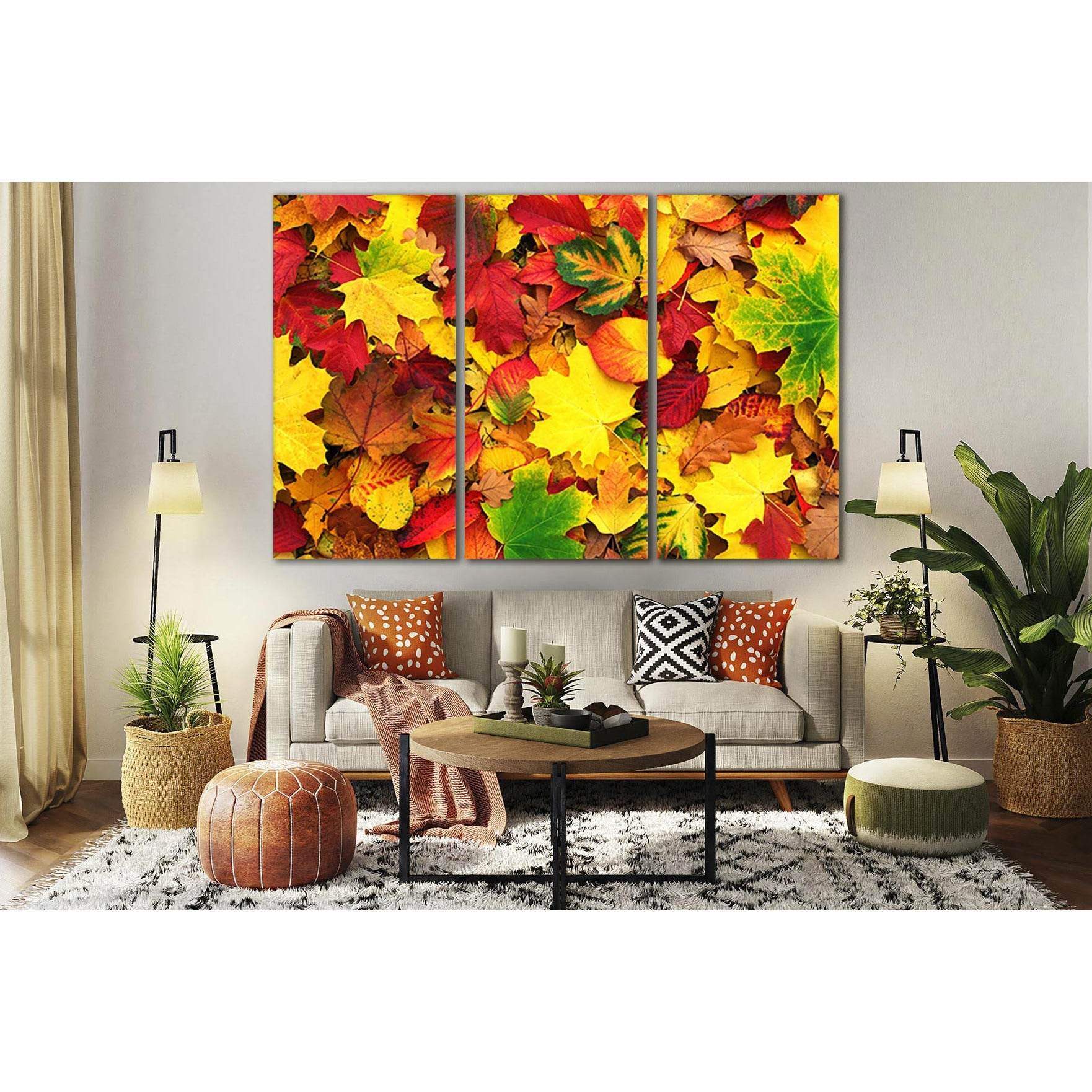 Colored Autumn Leaves №SL637 Ready to Hang Canvas PrintCanvas art arrives ready to hang, with hanging accessories included and no additional framing required. Every canvas print is hand-crafted, made on-demand at our workshop and expertly stretched around