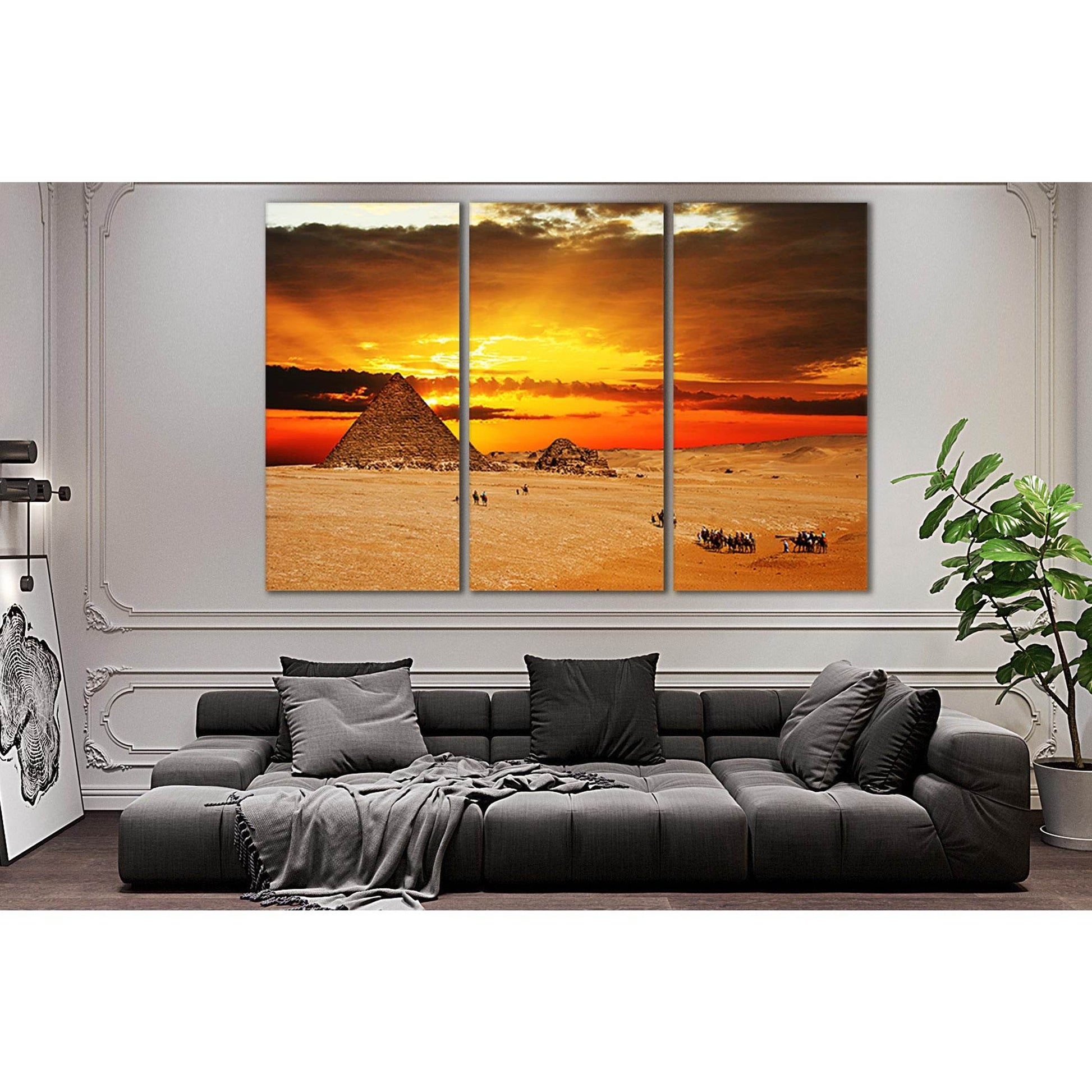 Desert Pyramid At Sunset №SL238 Ready to Hang Canvas PrintCanvas art arrives ready to hang, with hanging accessories included and no additional framing required. Every canvas print is hand-crafted, made on-demand at our workshop and expertly stretched aro