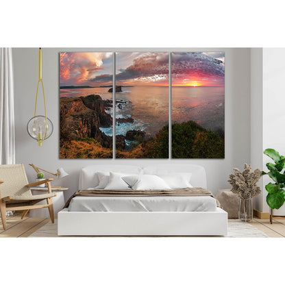 Sunsets Coast Colored Clouds №SL296 Ready to Hang Canvas PrintCanvas art arrives ready to hang, with hanging accessories included and no additional framing required. Every canvas print is hand-crafted, made on-demand at our workshop and expertly stretched