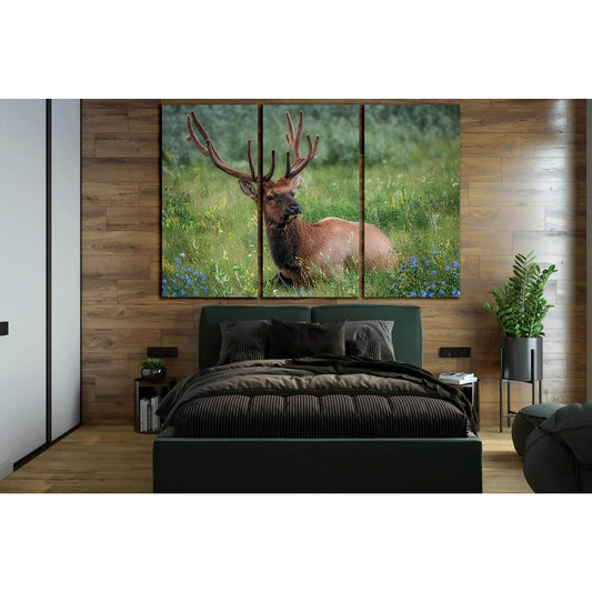 Deer Rest In The Meadow №SL1510 Ready to Hang Canvas PrintCanvas art arrives ready to hang, with hanging accessories included and no additional framing required. Every canvas print is hand-crafted, made on-demand at our workshop and expertly stretched aro